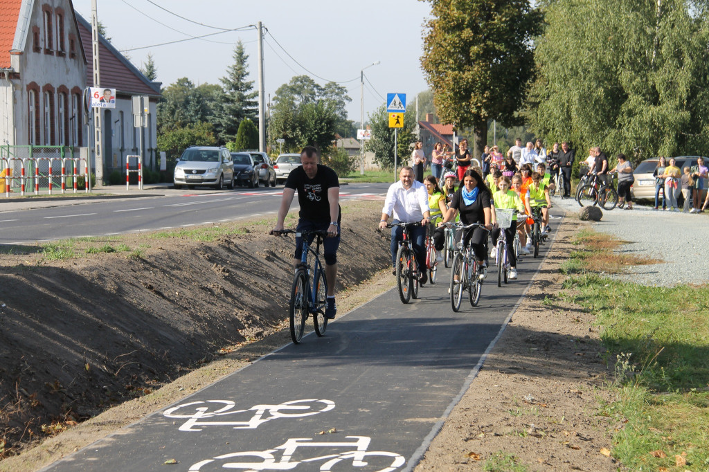 Otwarcie ścieżki rowerowej Żerków-Chrzan