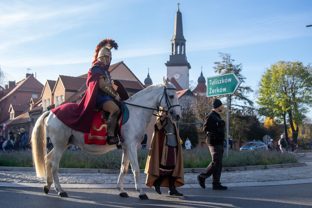 Inscenizacja legendy o św. Marcinie