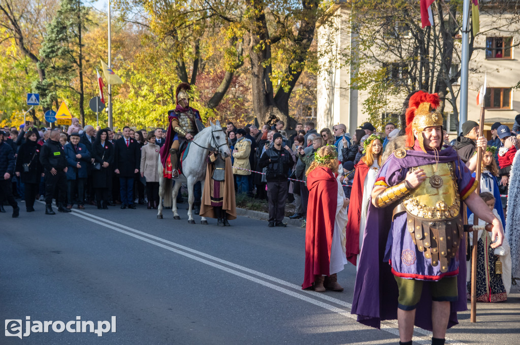 Inscenizacja legendy o św. Marcinie