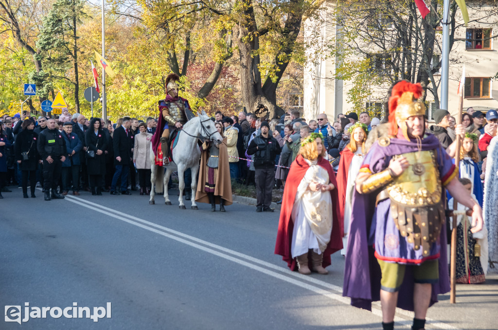 Inscenizacja legendy o św. Marcinie