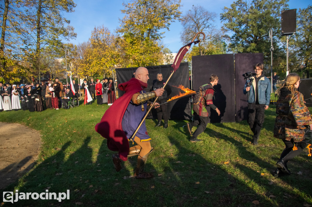 Inscenizacja legendy o św. Marcinie
