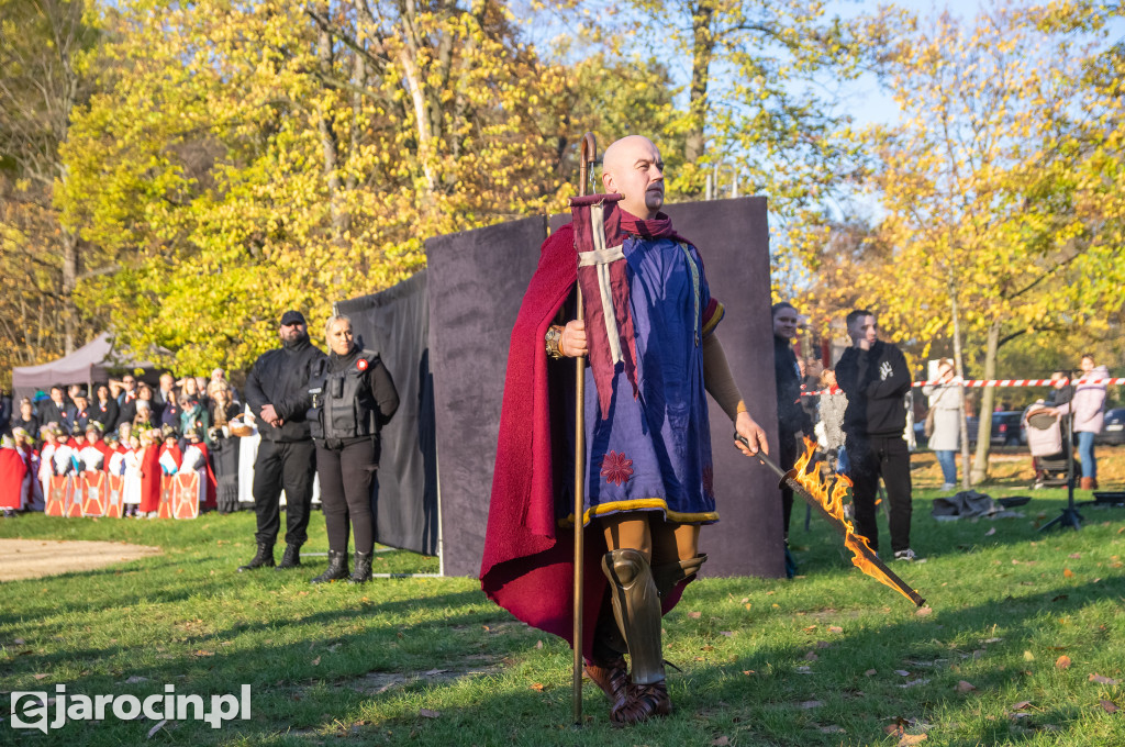 Inscenizacja legendy o św. Marcinie