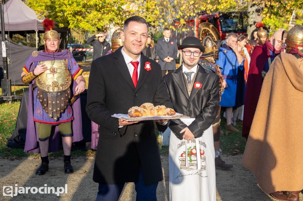 Inscenizacja legendy o św. Marcinie