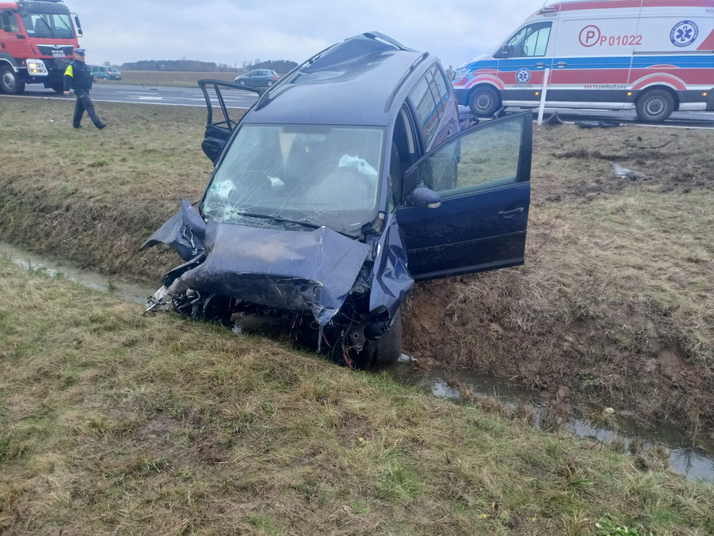Zderzenie Volkswagena ze śmieciarką