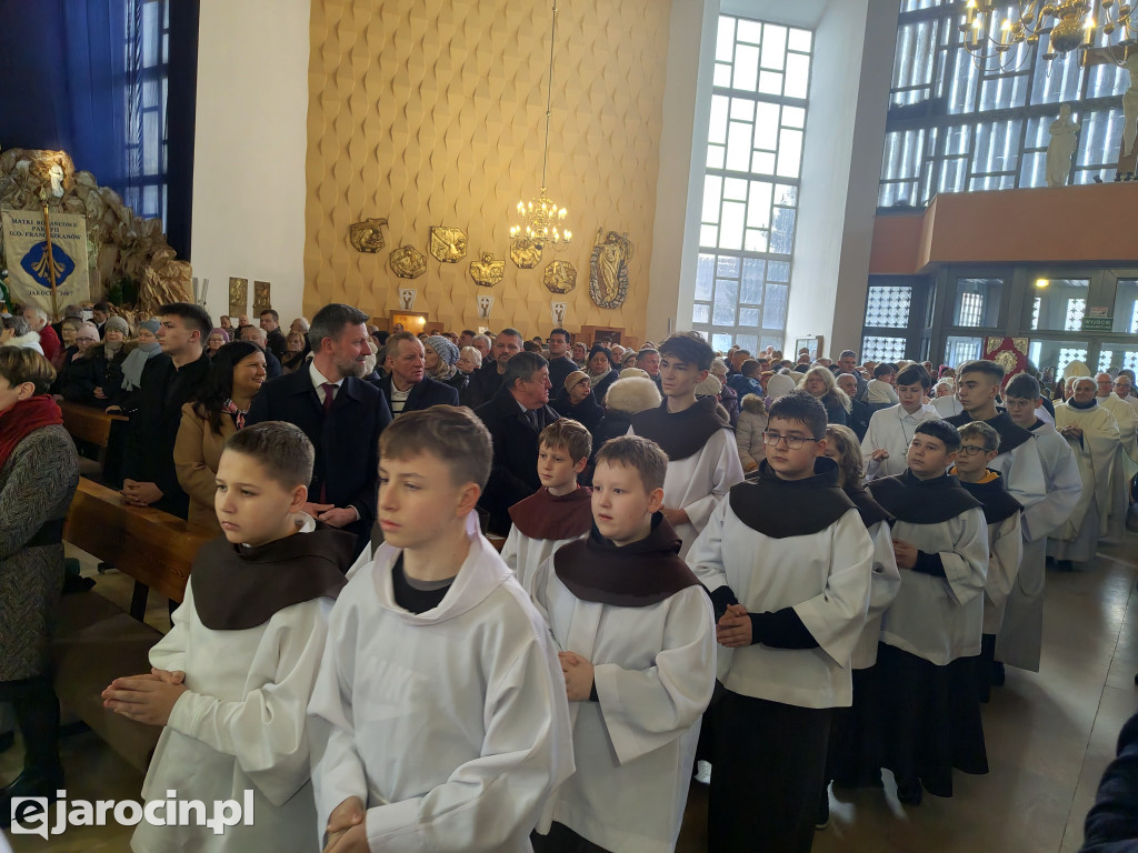 Inauguracja jubileuszu 90-lecia Franciszkanów w Jarocinie