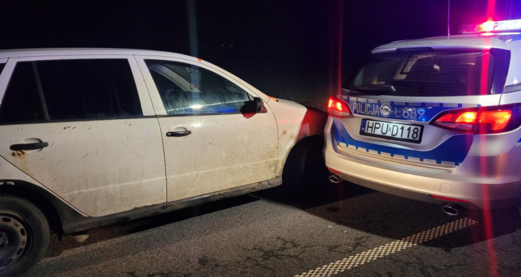 Skodą Fabią uciekał policjantom przez trzy powiaty