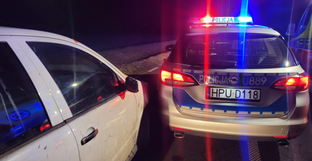 Skodą Fabią uciekał policjantom przez trzy powiaty