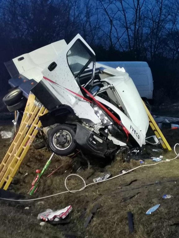 Wypadek busa na krajowej „15”