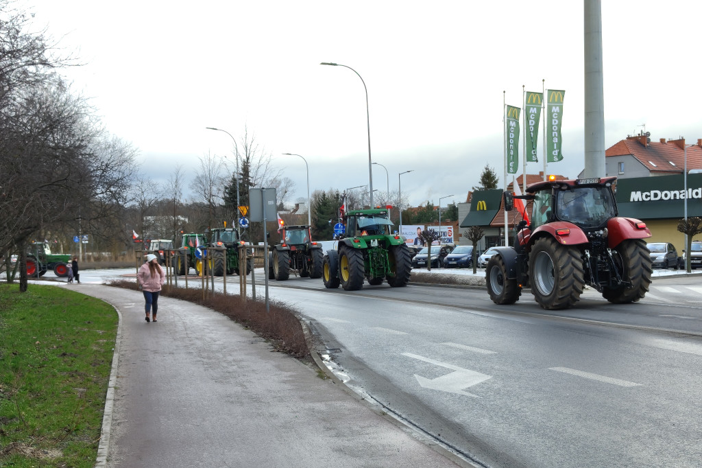 Ogólnopolski protest rolników w Jarocinie