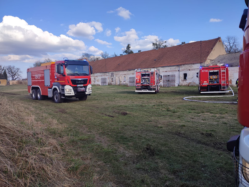 W Kretkowie znów paliła się słoma