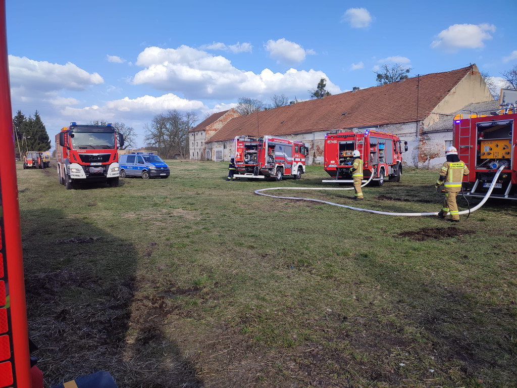 W Kretkowie znów paliła się słoma