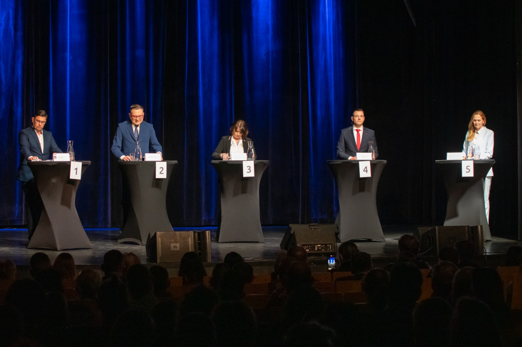 Debata wyborcza kandydatów na burmistrza Jarocina