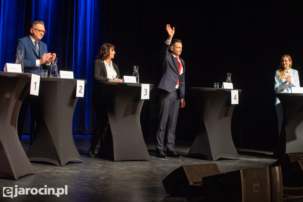 Debata wyborcza kandydatów na burmistrza Jarocina