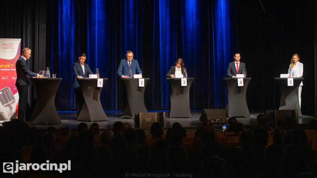 Debata wyborcza kandydatów na burmistrza Jarocina