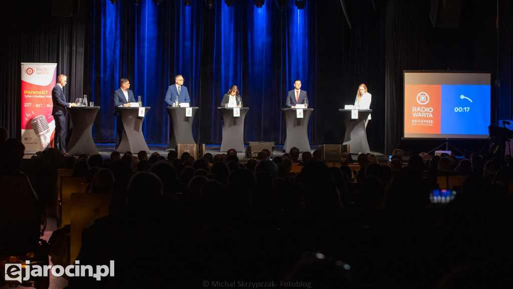 Debata wyborcza kandydatów na burmistrza Jarocina