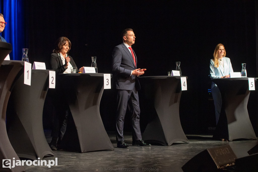 Debata wyborcza kandydatów na burmistrza Jarocina