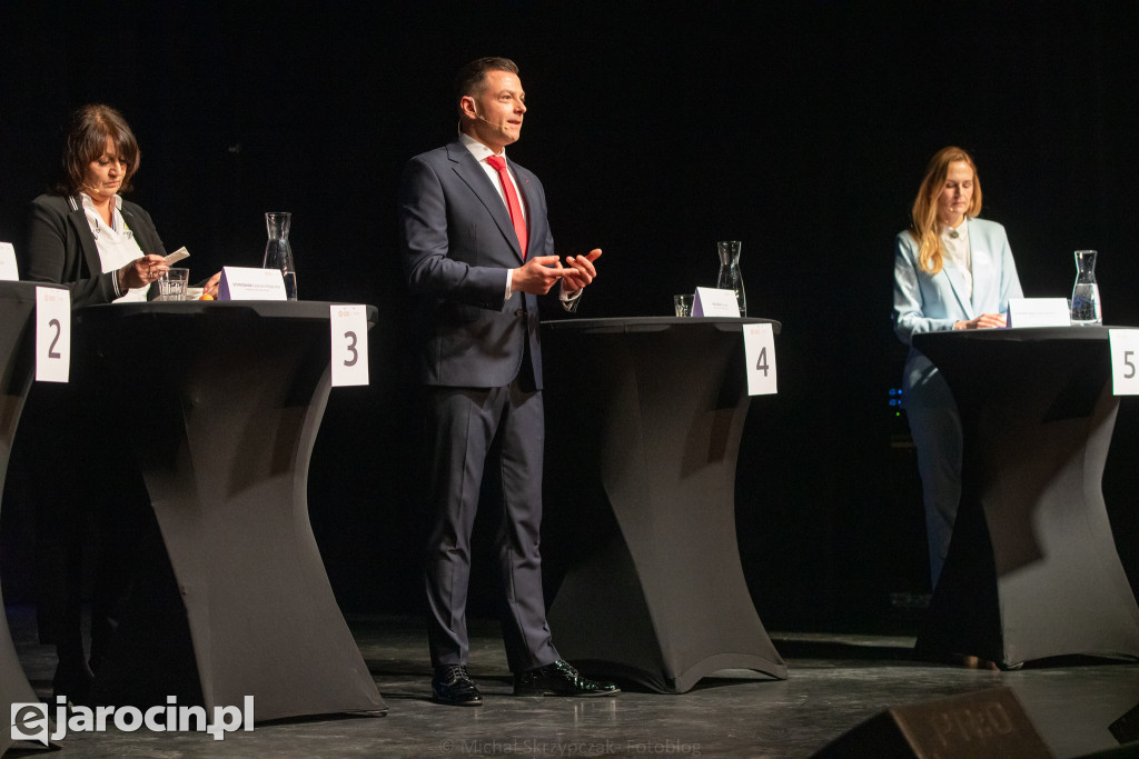 Debata wyborcza kandydatów na burmistrza Jarocina