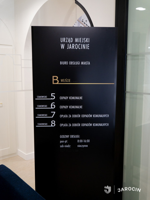Biuro Obsługi Miasta w ratuszu