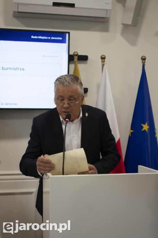 I Sesja Rady Miejskiej w Jarocinie kadencji 2024-2029