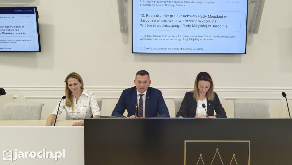 I Sesja Rady Miejskiej w Jarocinie kadencji 2024-2029