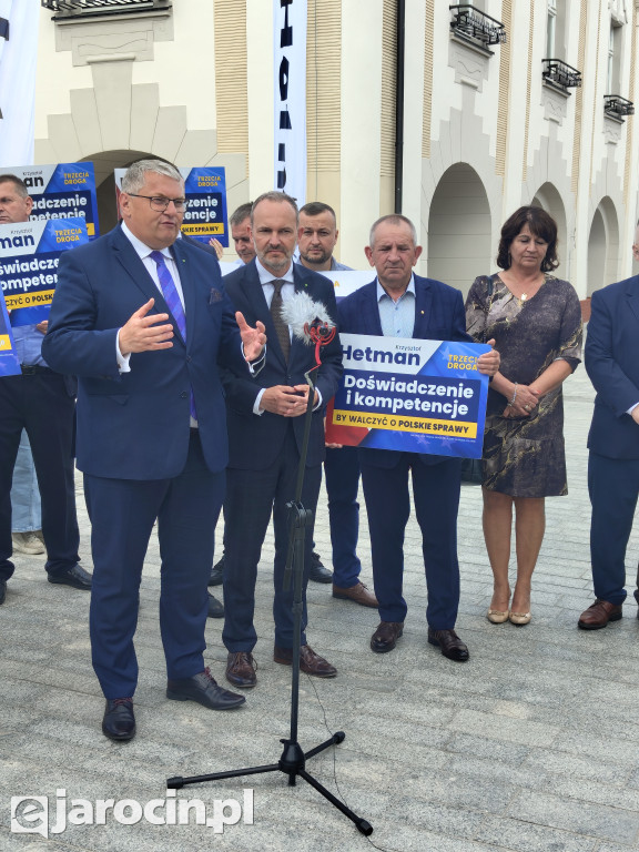 Krzysztof Hetman z wizytą w Jarocinie