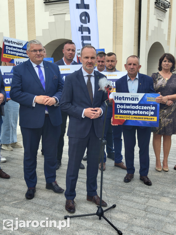 Krzysztof Hetman z wizytą w Jarocinie