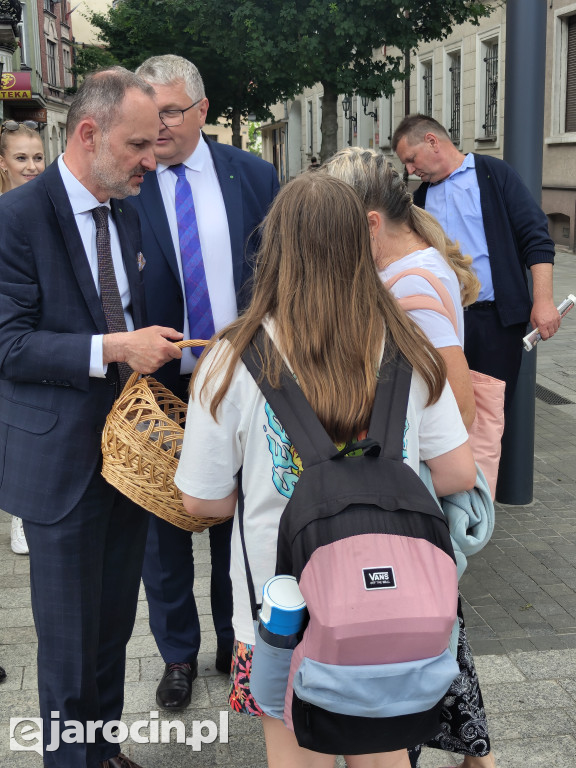 Krzysztof Hetman z wizytą w Jarocinie