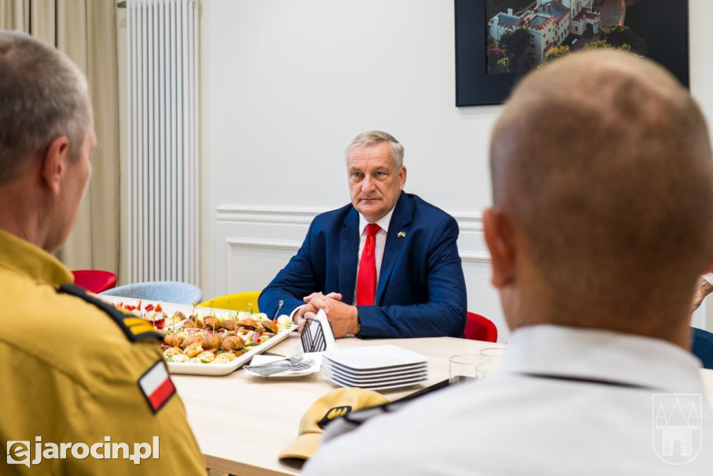 Wiceminister MSWiA z wizytą w Jarocinie