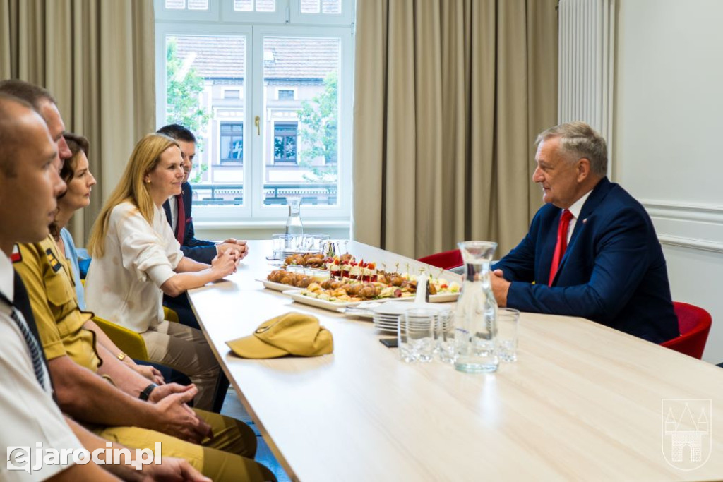 Wiceminister MSWiA z wizytą w Jarocinie