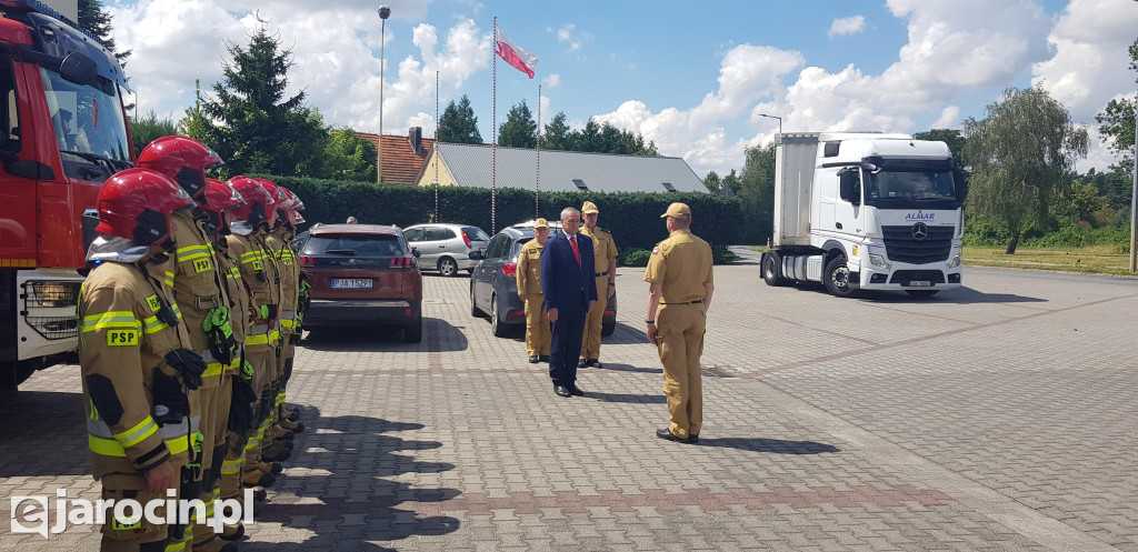 Wiceminister MSWiA z wizytą w Jarocinie