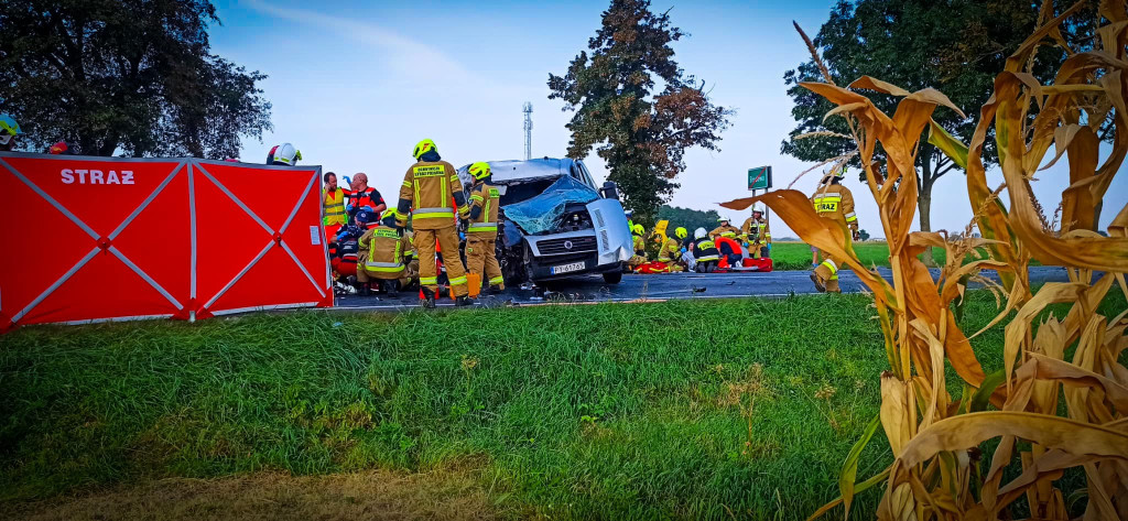 Wypadek na dk 11 między Środa a Jarocinem