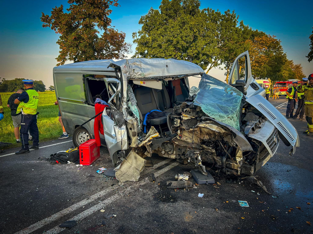 Wypadek na dk 11 między Środa a Jarocinem