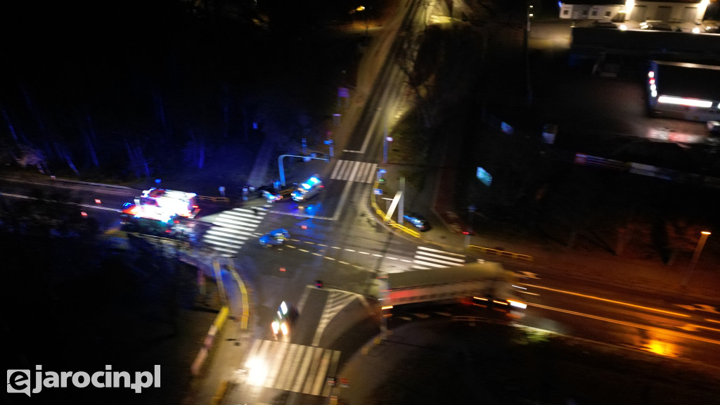 Wypadek na skrzyżowaniu ulic Wrocławskiej i Powstańców Wlkp.