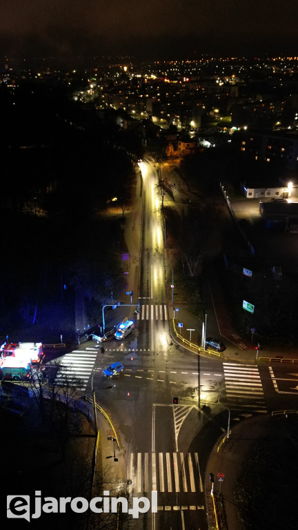 Wypadek na skrzyżowaniu ulic Wrocławskiej i Powstańców Wlkp.