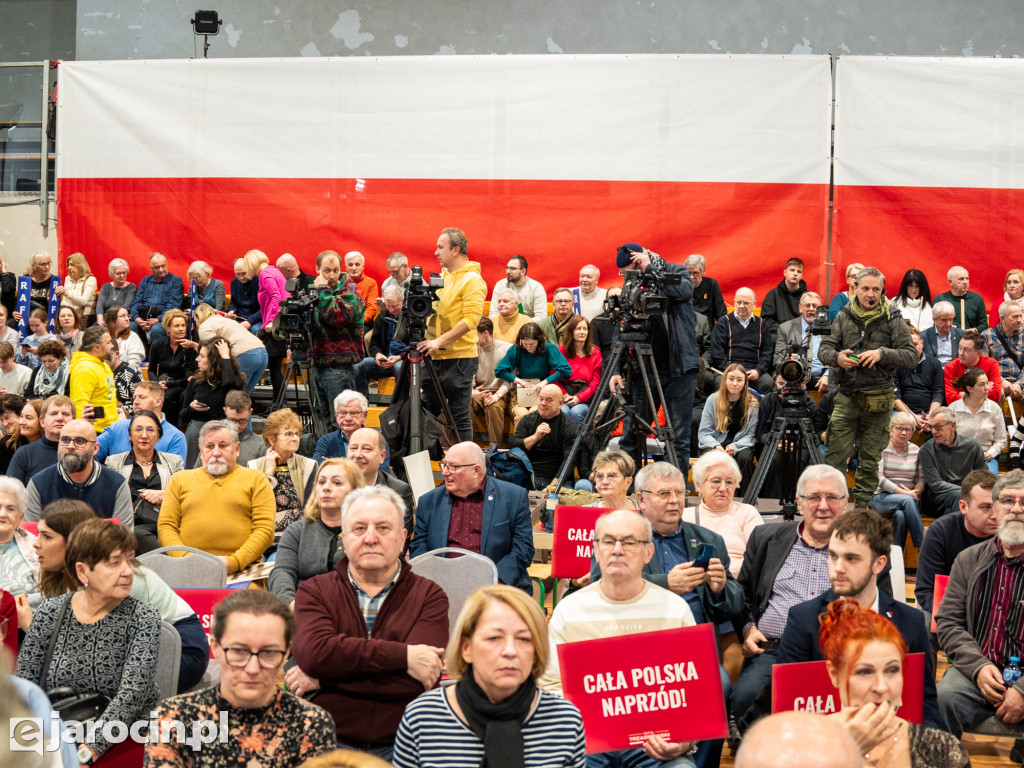 Tłumy na spotkaniu Rafała Trzaskowskiego w Jarocinie