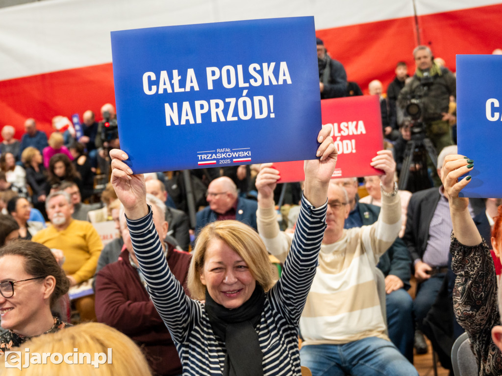 Tłumy na spotkaniu Rafała Trzaskowskiego w Jarocinie