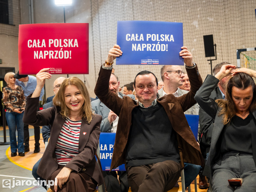 Tłumy na spotkaniu Rafała Trzaskowskiego w Jarocinie