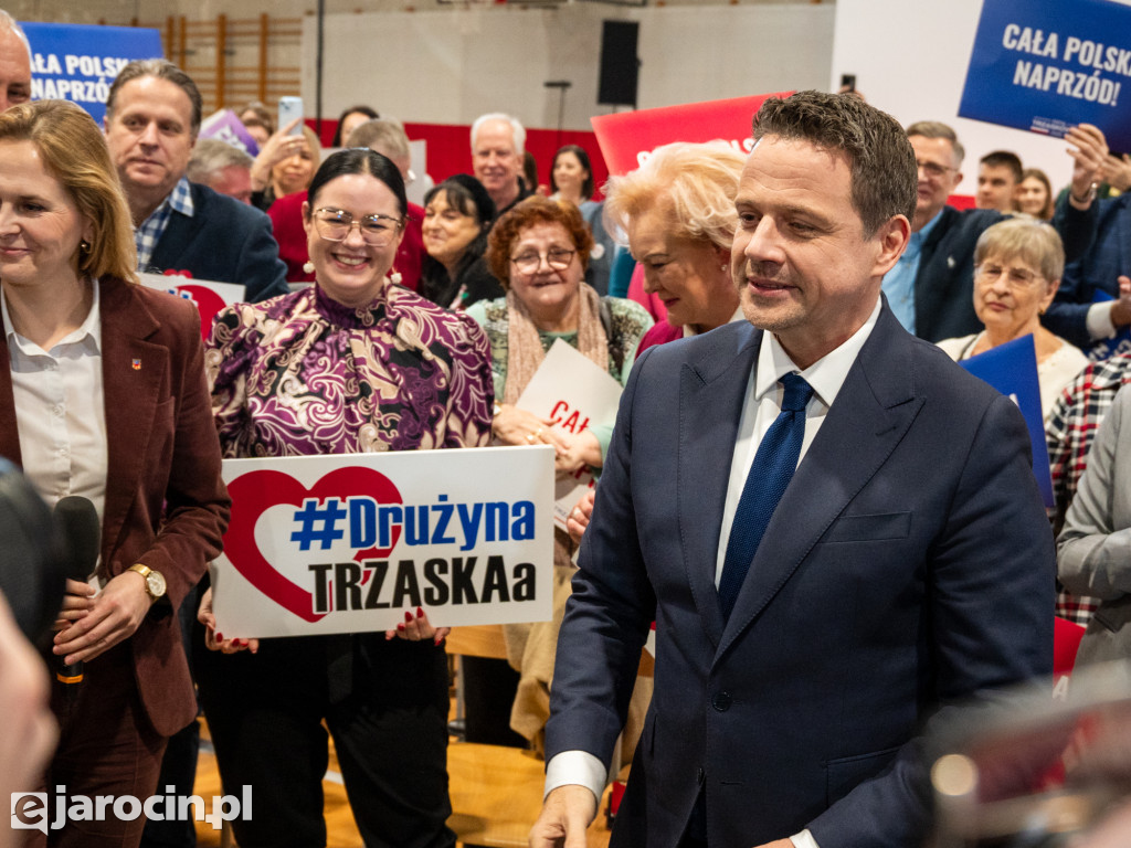 Tłumy na spotkaniu Rafała Trzaskowskiego w Jarocinie