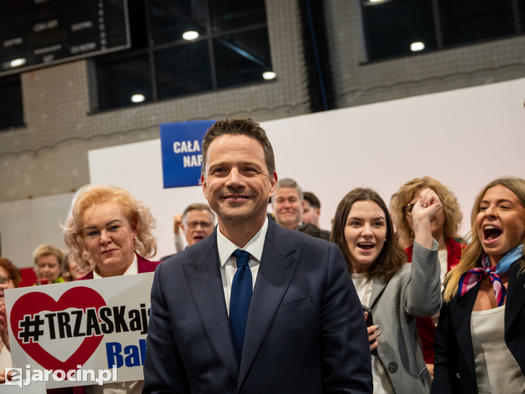 Tłumy na spotkaniu Rafała Trzaskowskiego w Jarocinie