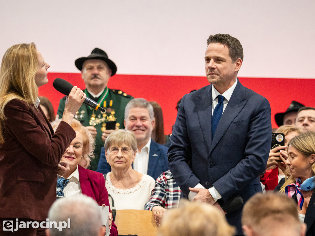 Tłumy na spotkaniu Rafała Trzaskowskiego w Jarocinie