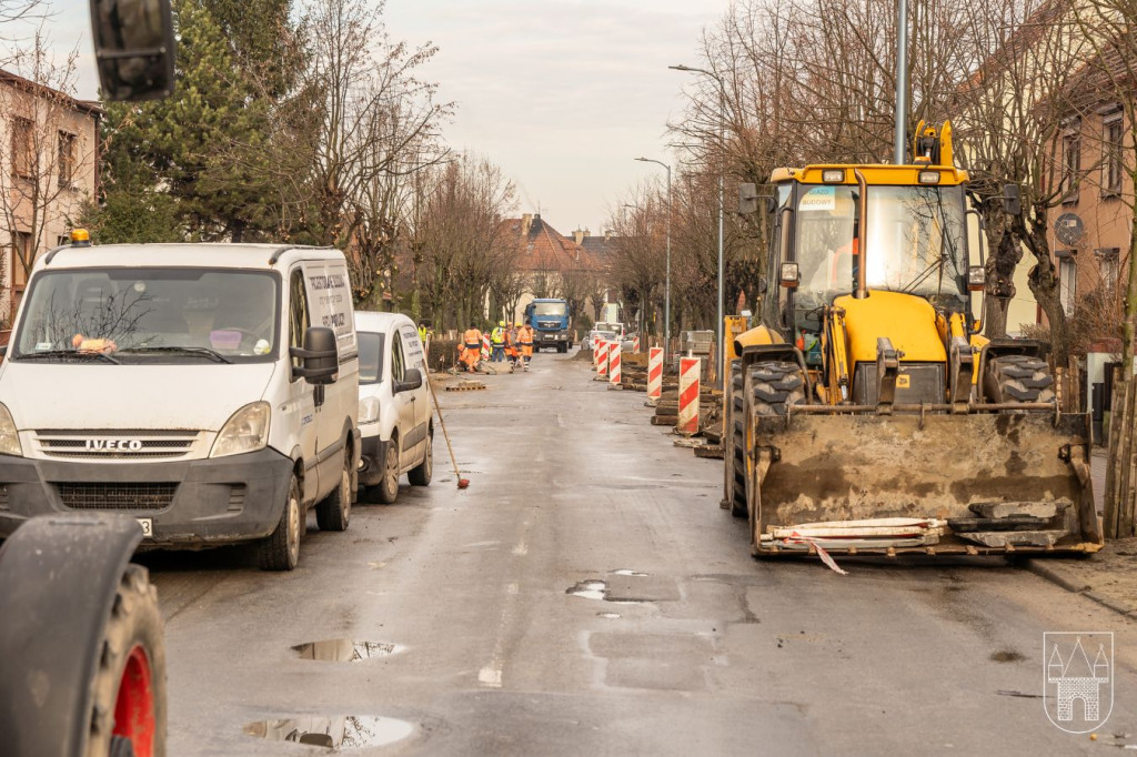 Przebudowa ulic Moniuszki, Kościuszki, Dąbrowskiego i Paderewskiego w Jarocinie