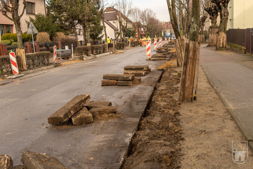 Przebudowa ulic Moniuszki, Kościuszki, Dąbrowskiego i Paderewskiego w Jarocinie
