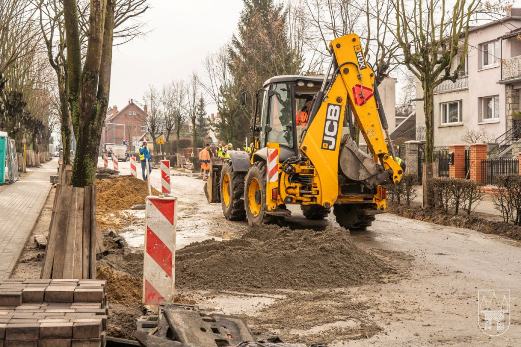 Przebudowa ulic Moniuszki, Kościuszki, Dąbrowskiego i Paderewskiego w Jarocinie