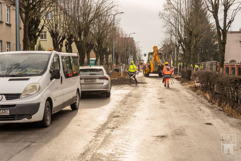 Przebudowa ulic Moniuszki, Kościuszki, Dąbrowskiego i Paderewskiego w Jarocinie
