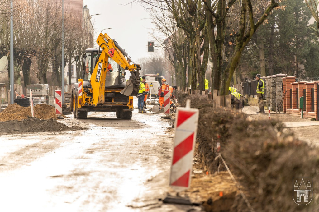 Przebudowa ulic Moniuszki, Kościuszki, Dąbrowskiego i Paderewskiego w Jarocinie