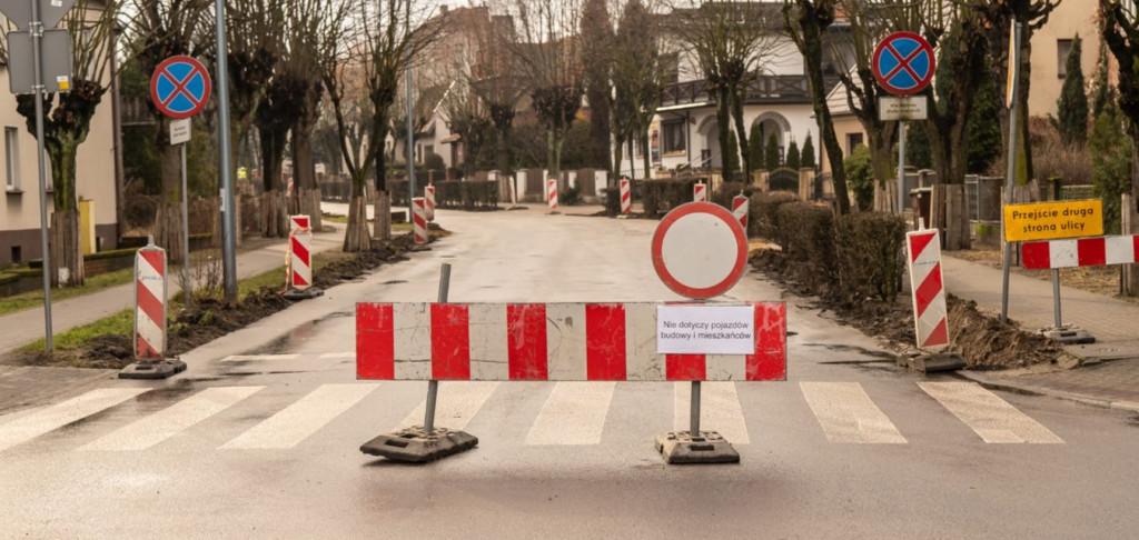 Przebudowa ulic Moniuszki, Kościuszki, Dąbrowskiego i Paderewskiego w Jarocinie