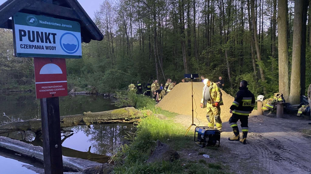 Awaria zbiornika wodnego między Wilkowyją i Bachorzewem