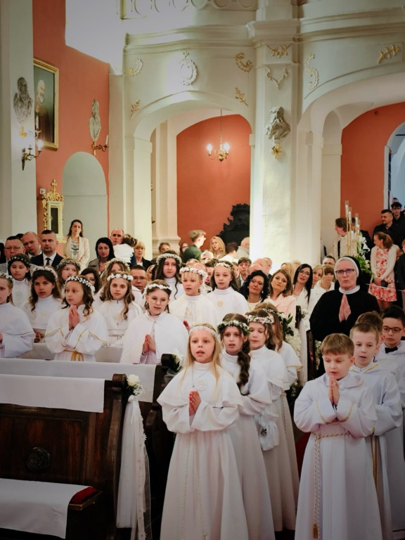 Pierwsza Komunia Święta w parafii św. Marcina w Jarocinie