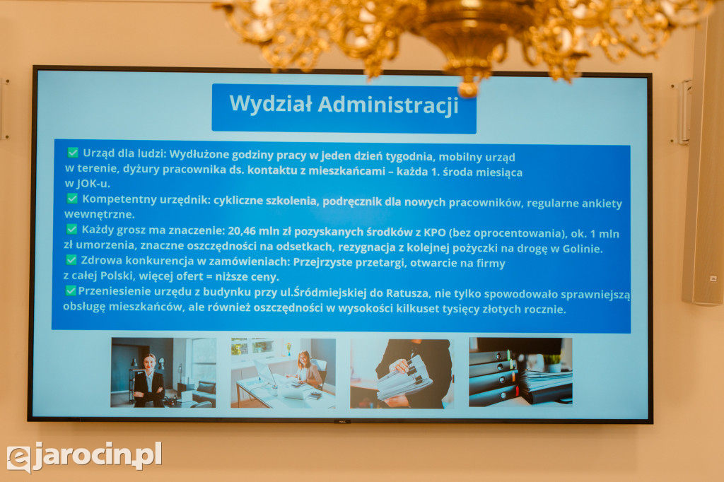 Władze Gminy Jarocin podsumowały pierwszy rok swojej kadencji