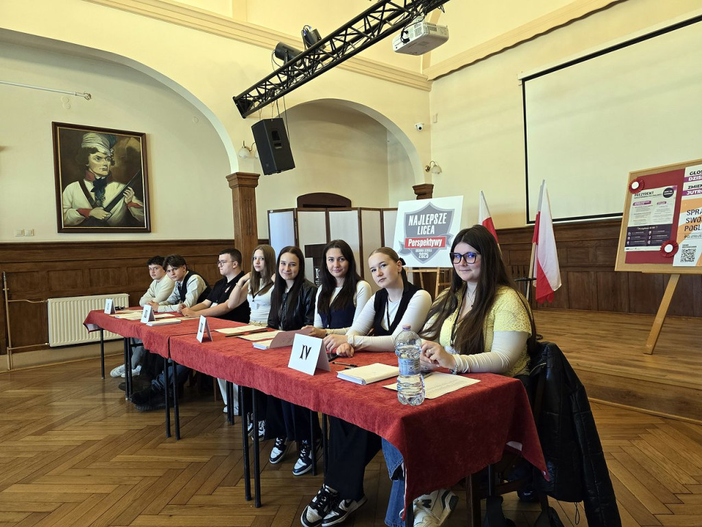 Symulacja wyborów prezydenckich w LO im. T. Kościuszki w Jarocinie